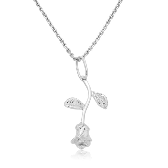 Anhänger Rose aus 925er Silber