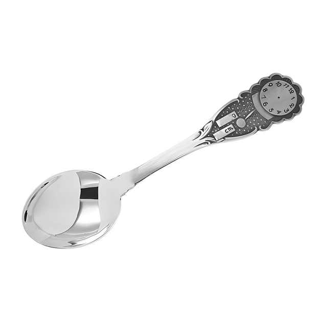 Silberlöffel, Geburtslöffel aus 925er Silber INKL. GRAVUR
