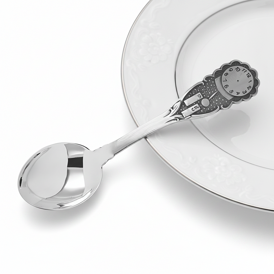 Silberlöffel, Geburtslöffel aus 925er Silber INKL. GRAVUR