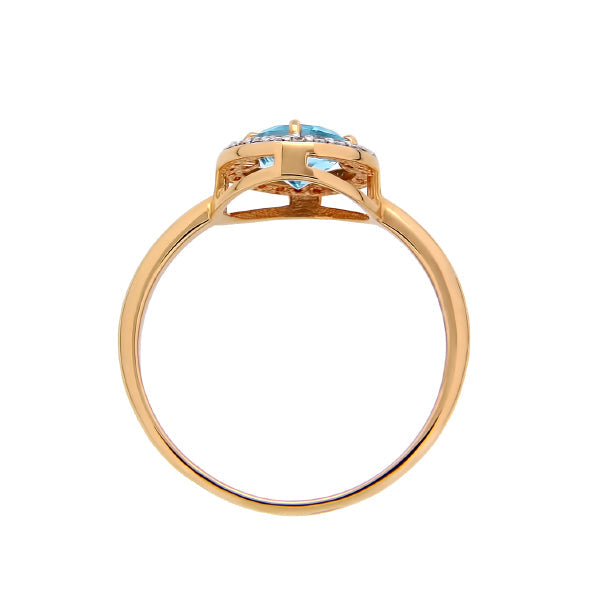 Damenring in Rotgold 585