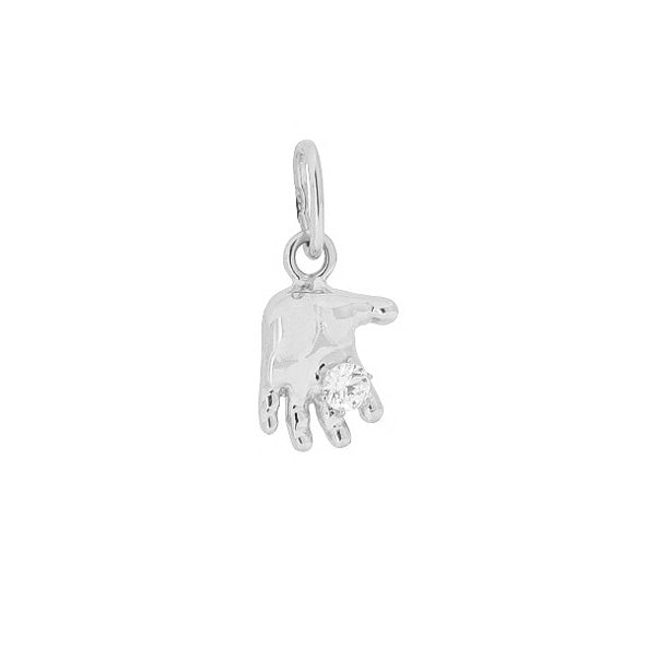 Anhänger Babyhand aus Silber