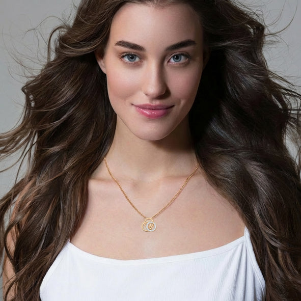 Gold Pendant with Diamonds – Custom Made