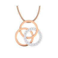 Gold Pendant with Diamonds – Custom Made