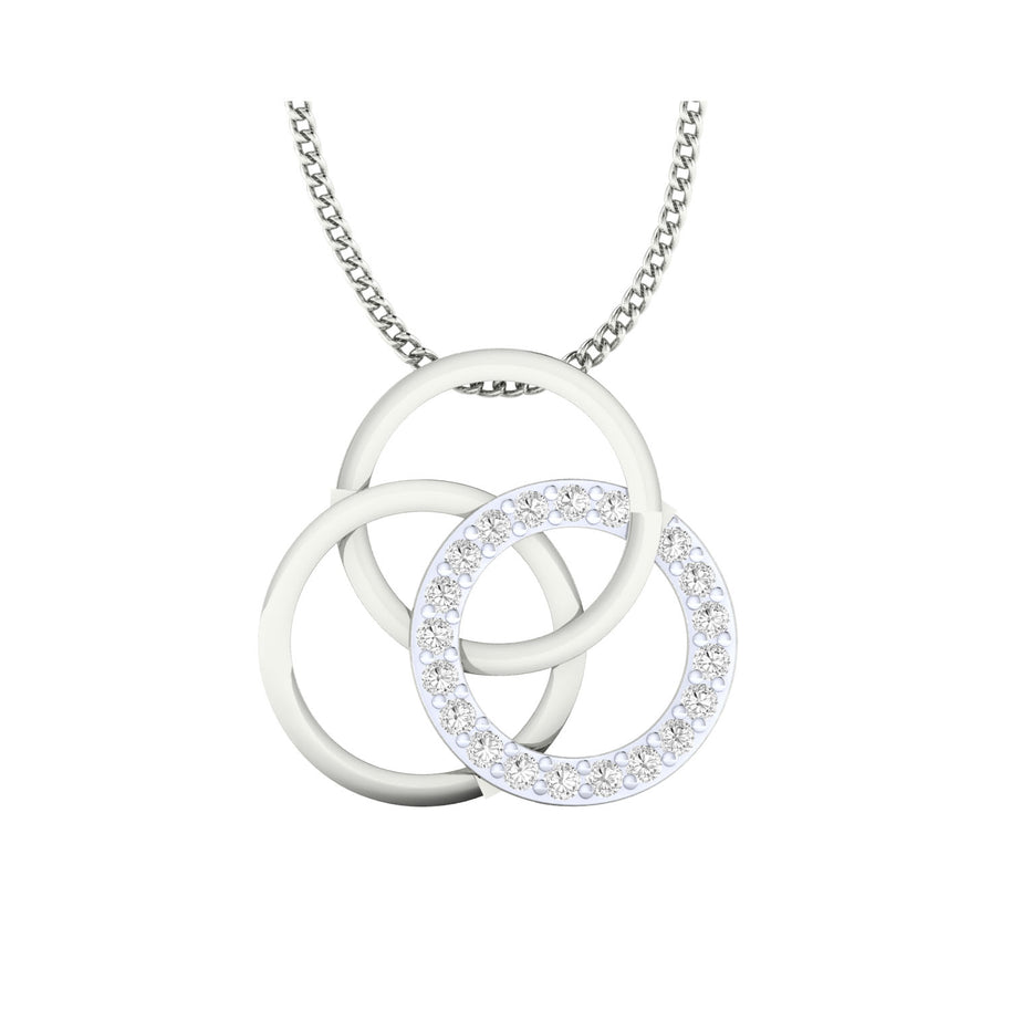 Gold Pendant with Diamonds – Custom Made