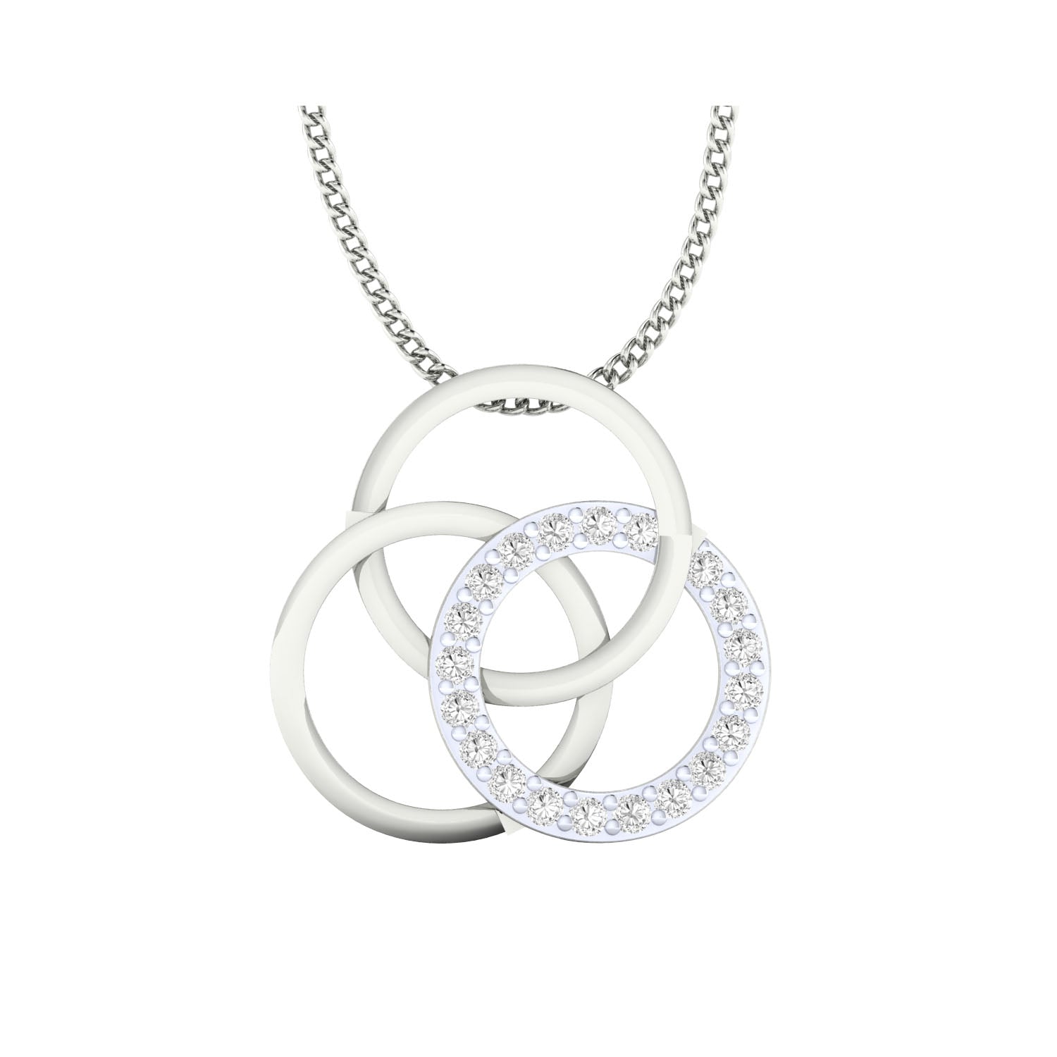 Gold Pendant with Diamonds – Custom Made
