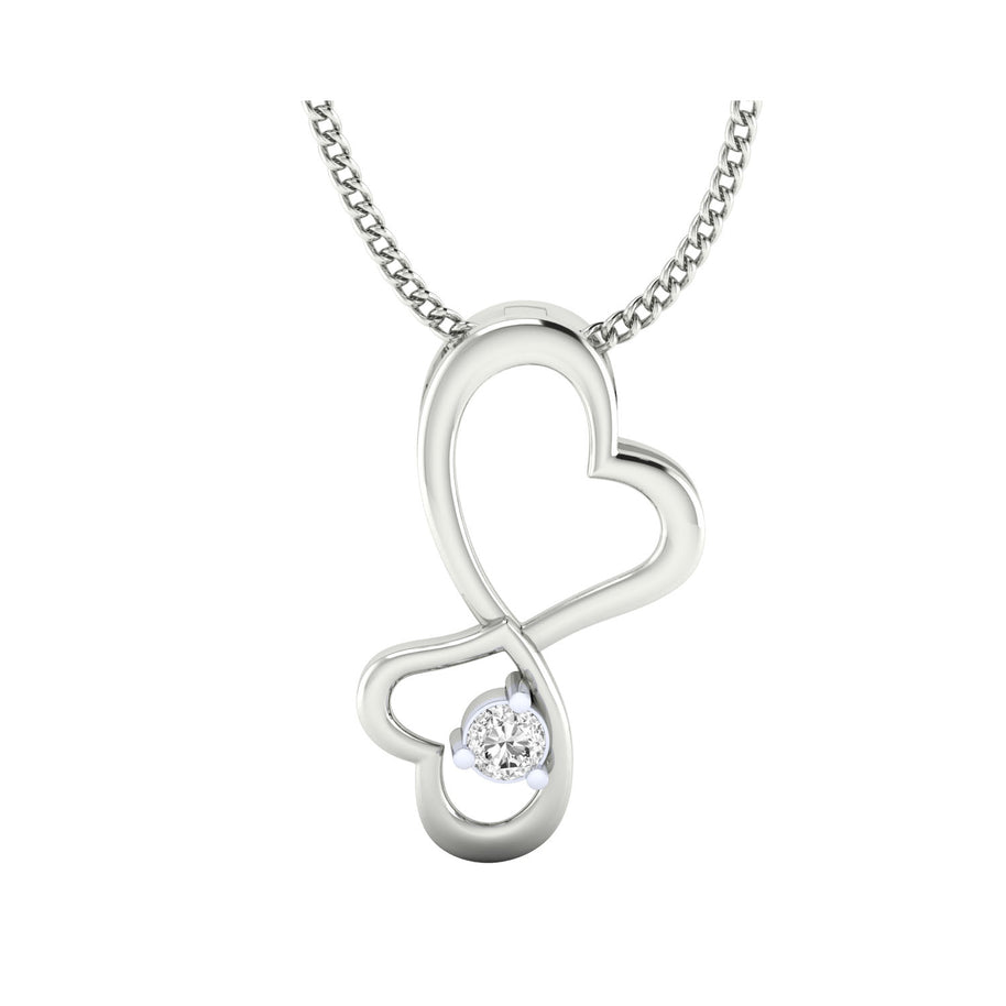 Gold Pendant with Diamonds – Custom Made