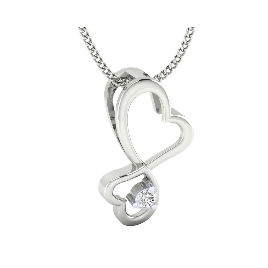 Gold Pendant with Diamonds – Custom Made