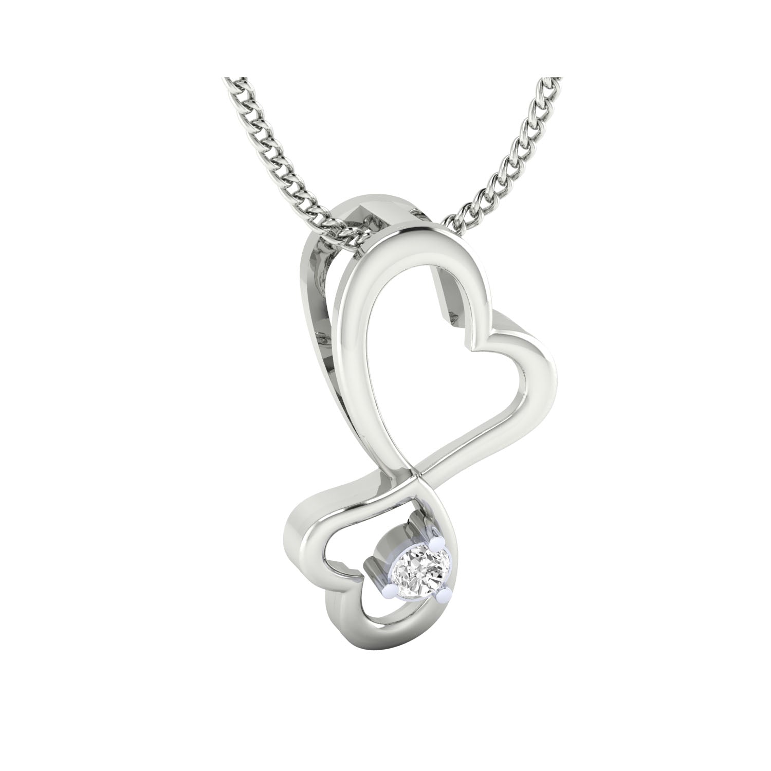 Gold Pendant with Diamonds – Custom Made