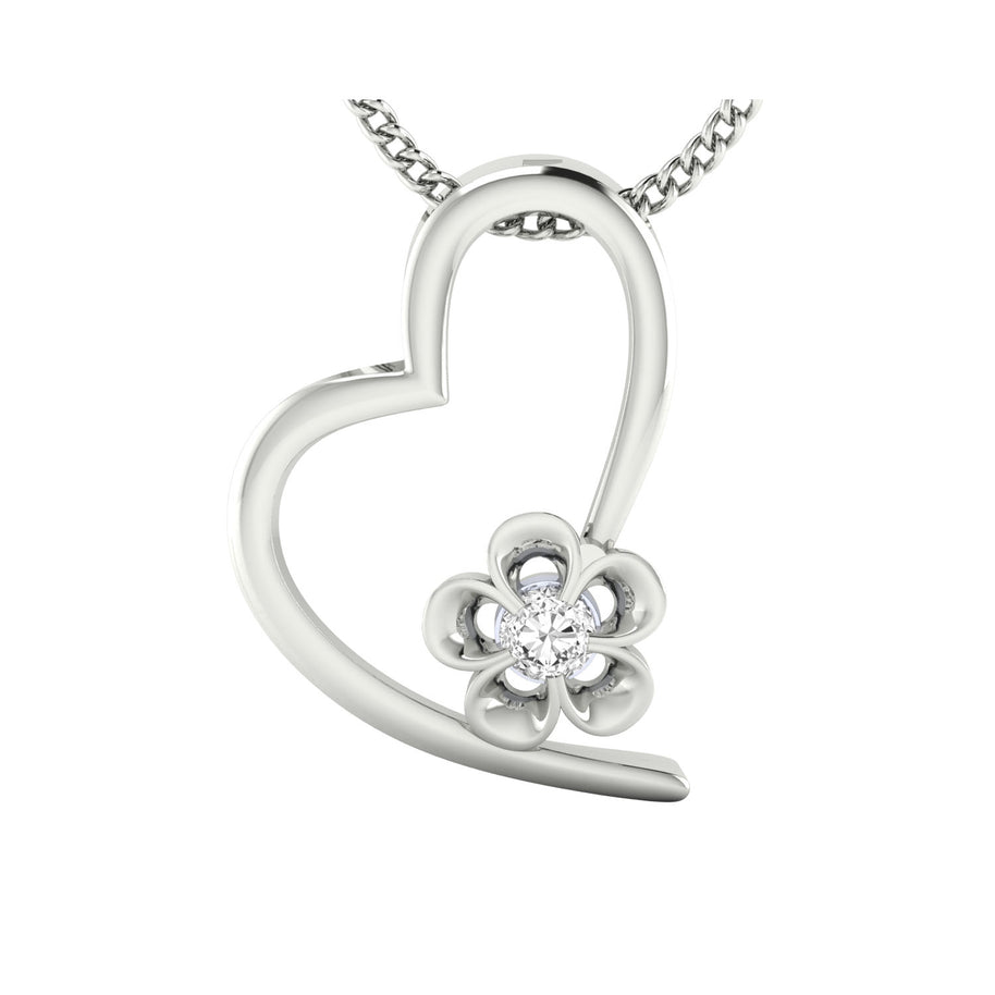 Custom-Made Gold Pendant with Diamonds