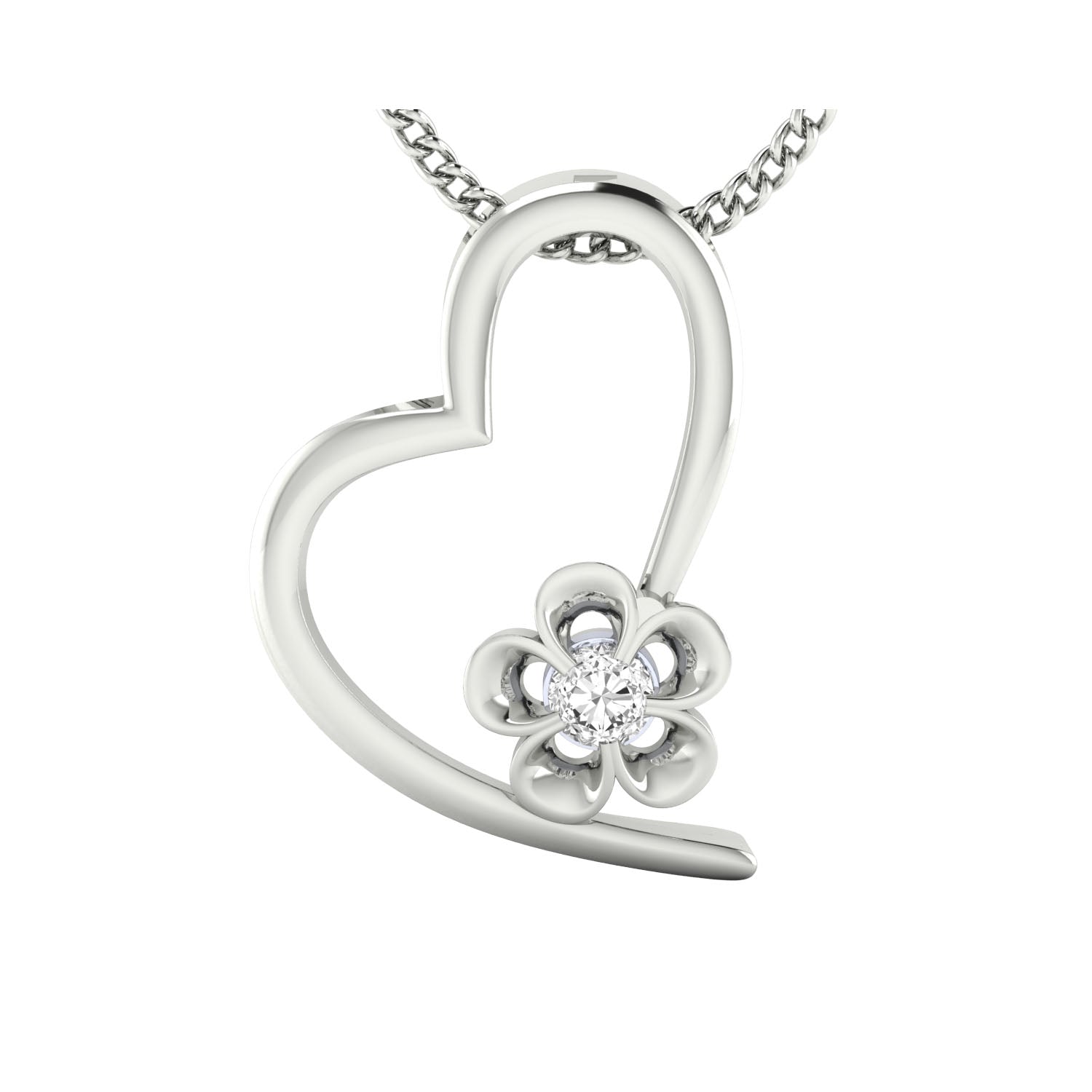 Custom-Made Gold Pendant with Diamonds