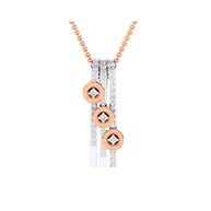 Gold Pendant with Diamonds – Custom Made