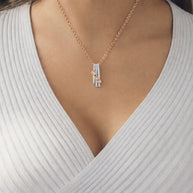 Gold Pendant with Diamonds – Custom Made