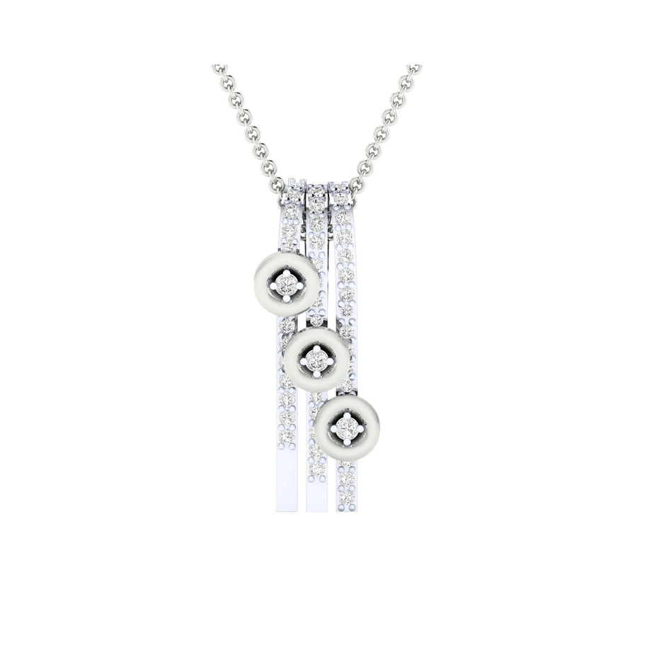 Gold Pendant with Diamonds – Custom Made