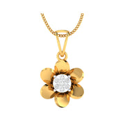 Gold Pendant with Diamonds – Custom Made