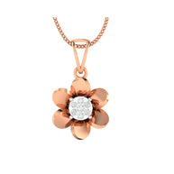Gold Pendant with Diamonds – Custom Made