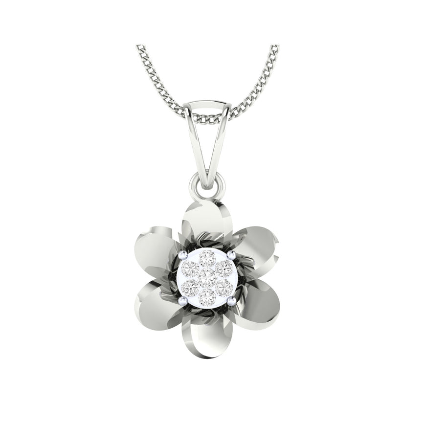 Gold Pendant with Diamonds – Custom Made