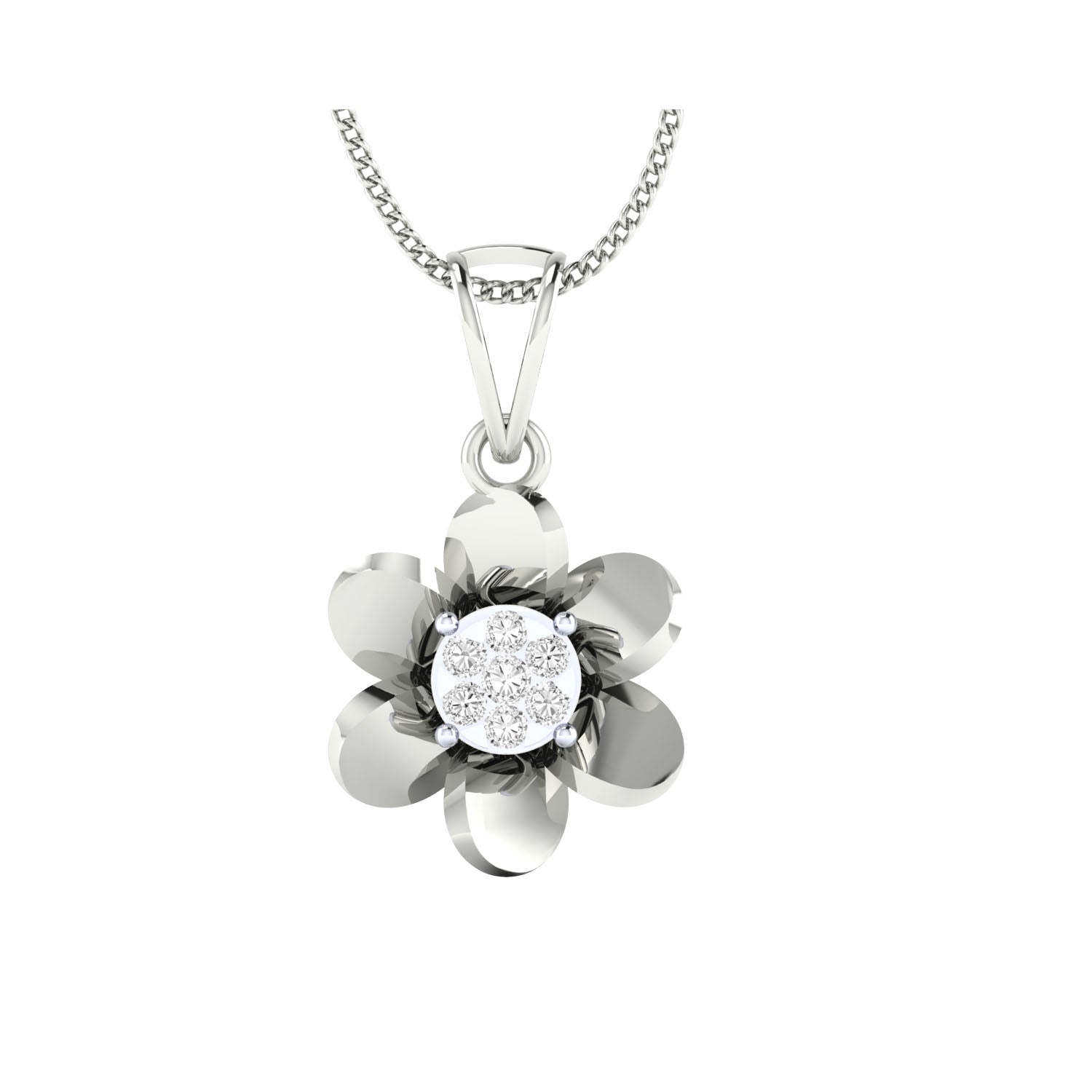 Gold Pendant with Diamonds – Custom Made