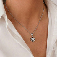 Gold Pendant with Diamonds – Custom Made
