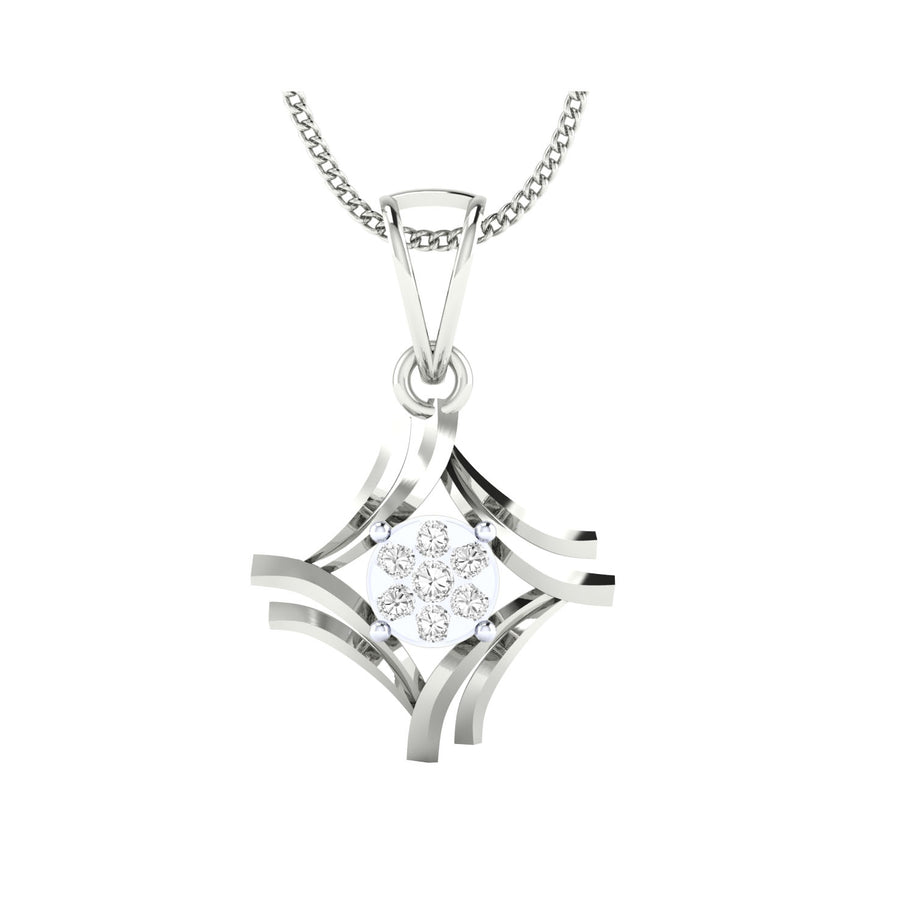 Gold Pendant with Diamonds – Custom Made