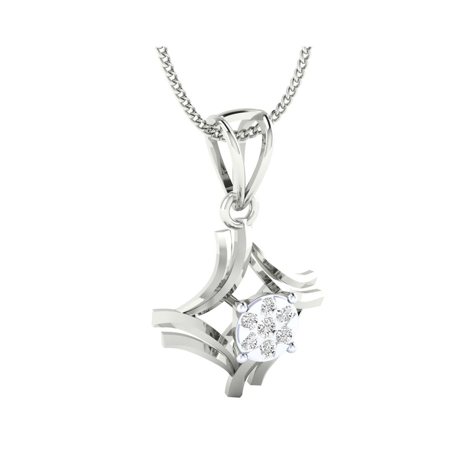 Gold Pendant with Diamonds – Custom Made