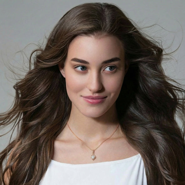 Подвеска золотая с бриллиантами — изготовление на заказ