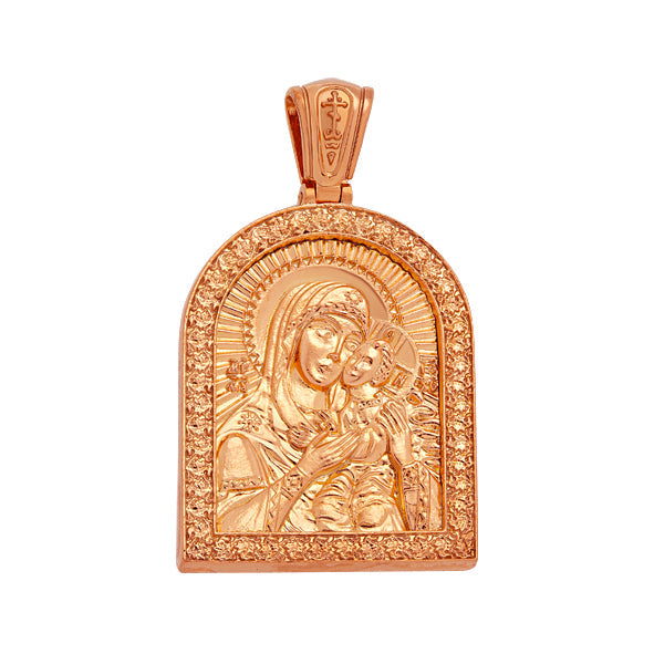 Anhänger Russische Ikone aus Gold