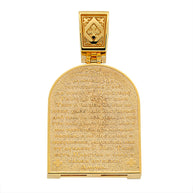 Gold Pendant Icon of Our Lady of Vladimir