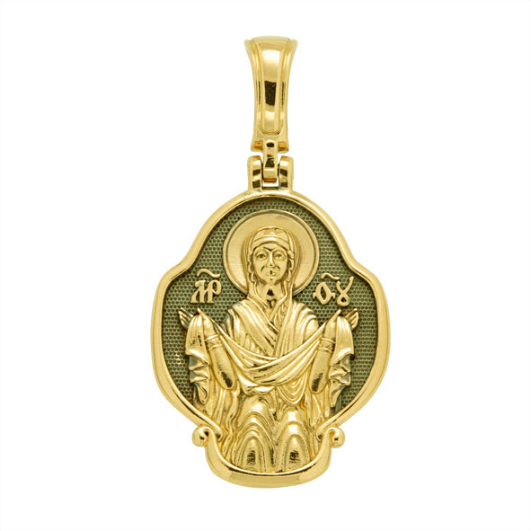 Anhänger Ikone aus Gold