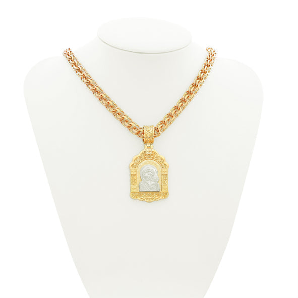 Anhänger Russische Ikone aus Gold