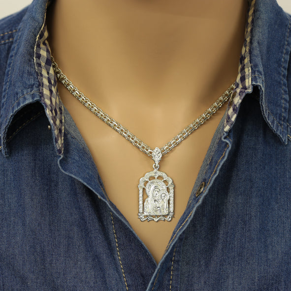 Russische Ikone Silber 925