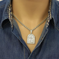 Russische Ikone Silber 925