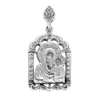 Икона Серебряная, Божией Матери Казанская