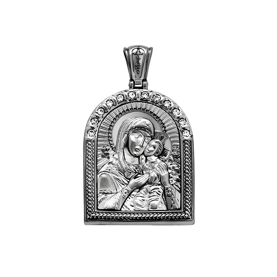 Икона Серебряная, Божией Матери Казанская