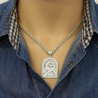 Russische Ikone Silber 925