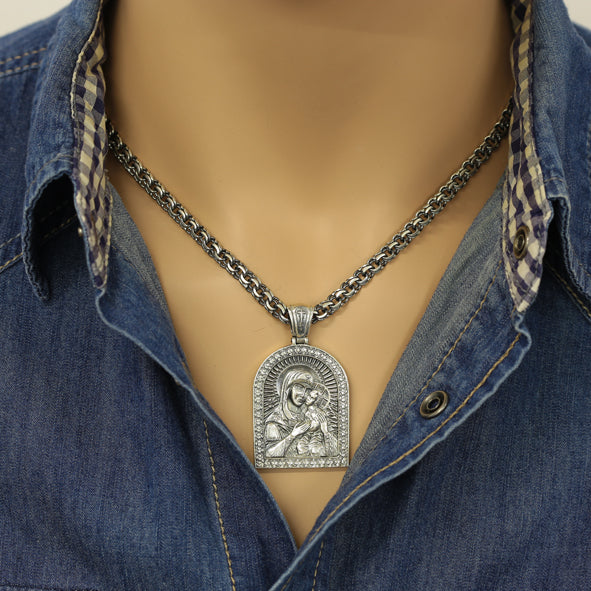 Russische Ikone Silber 925
