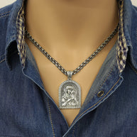 Russische Ikone Silber 925