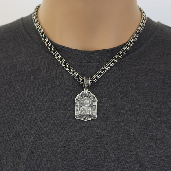 Russische Ikone von Jesus Christus und der Kasaner Gottesmutter