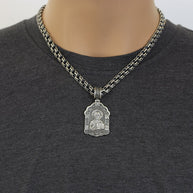 Russische Ikone von Jesus Christus und der Kasaner Gottesmutter
