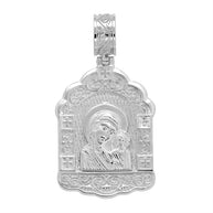 Икона Серебряная, Божией Матери Казанская