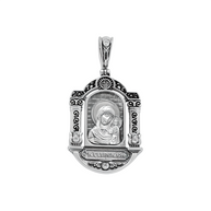 Икона Серебряная, Божией Матери Казанская
