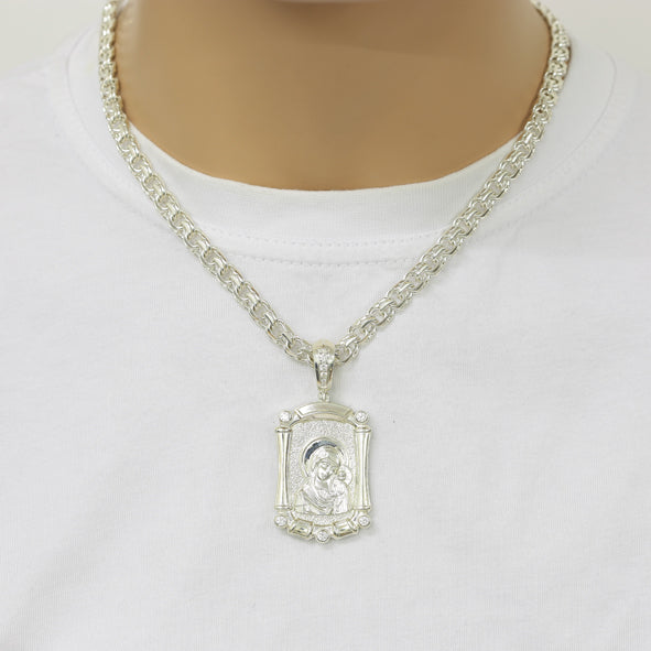 Anhänger Russische Ikone Silber 925