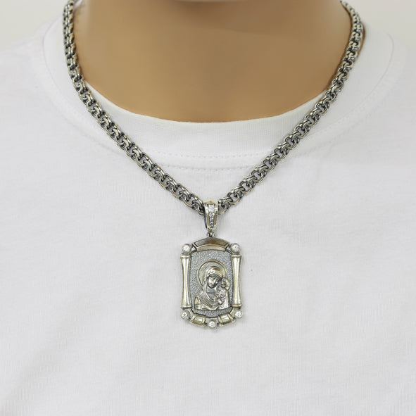 Anhänger Russische Ikone Silber 925