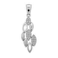 Anhänger in Silber mit Zirkonia