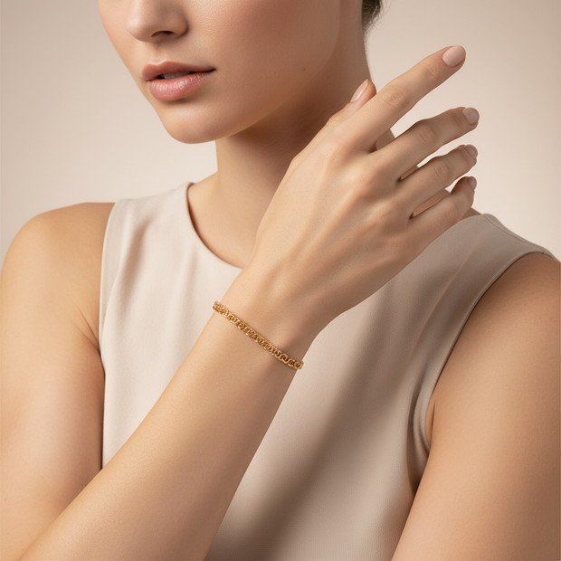 Damen Armband aus Rotgold 585