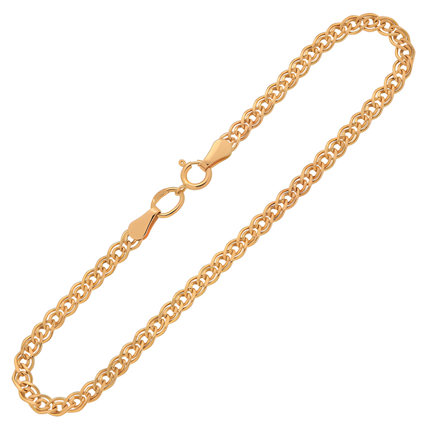 Браслет "Нонна" из красного золота 585 пробы