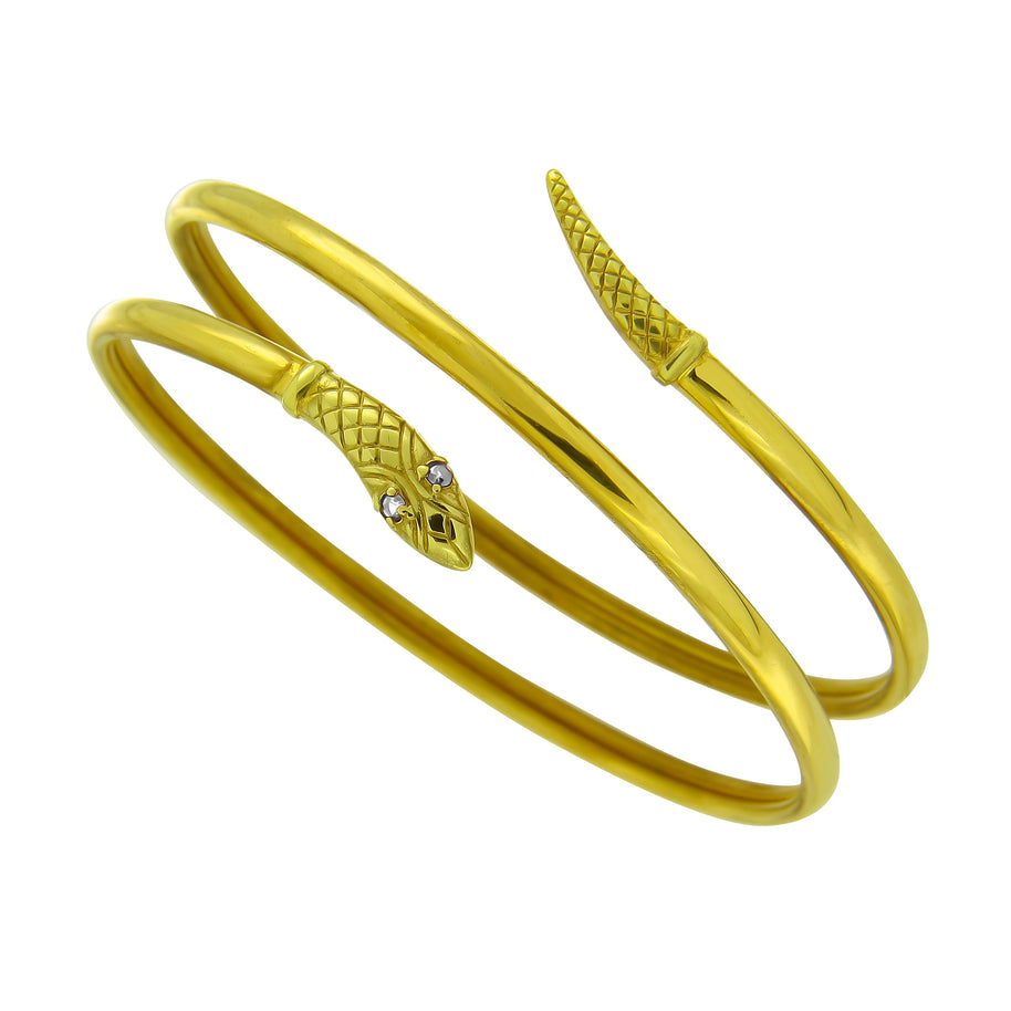 Armreif Schlangen aus Gold