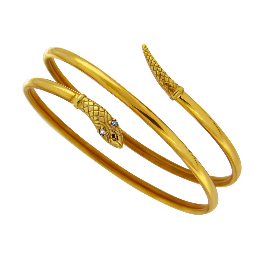 Armreif Schlangen aus Gold