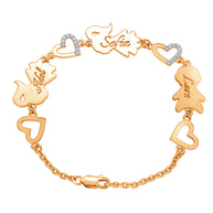 Goldarmband Damen nach Maß // Massiv Gold