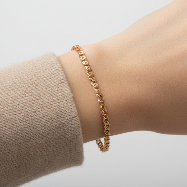 Браслет "Нонна" из красного золота 585 пробы