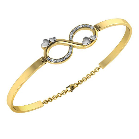 Armreifen Infinity  aus Gold